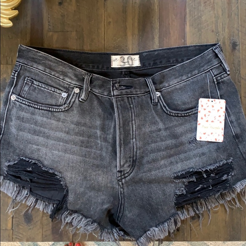 Free People Loving Good Vibrations Shorts